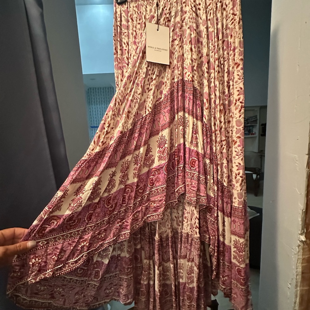 Spell Gypsy Castaway Skirt - PLUM BNWT - Picture 3 of 6